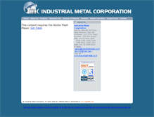 Tablet Screenshot of industrialmetal.co.in